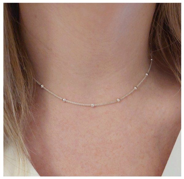 Producto - Cadenita Cora con bolitas de 3MM