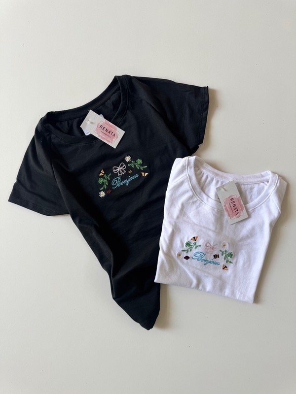 Producto - Remera baby tee bonjour 2