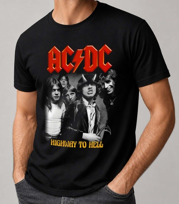 Producto - Remeras Negras Unisex Bandas Rock - 1