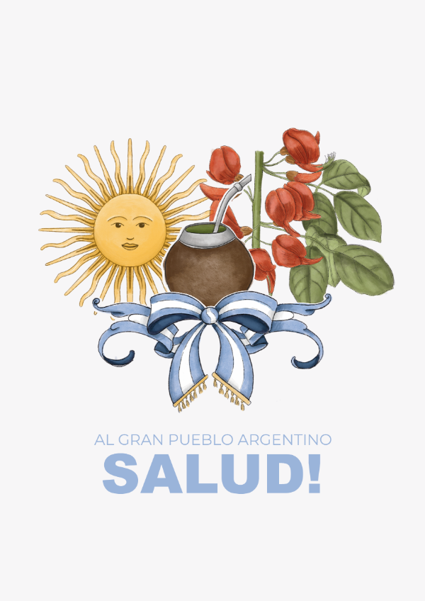 Producto - Lámina Al gran pueblo argentino