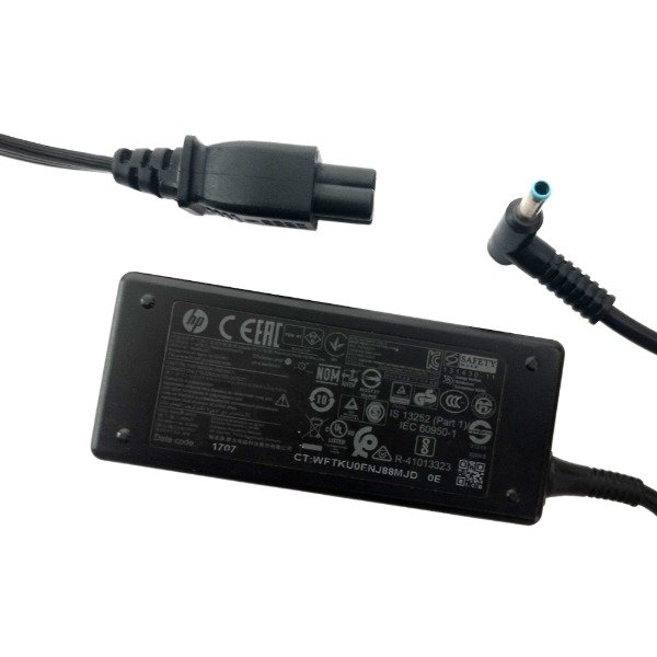 Producto - Cargador trafo original HP punta celeste de 19.5V y 2.31A
