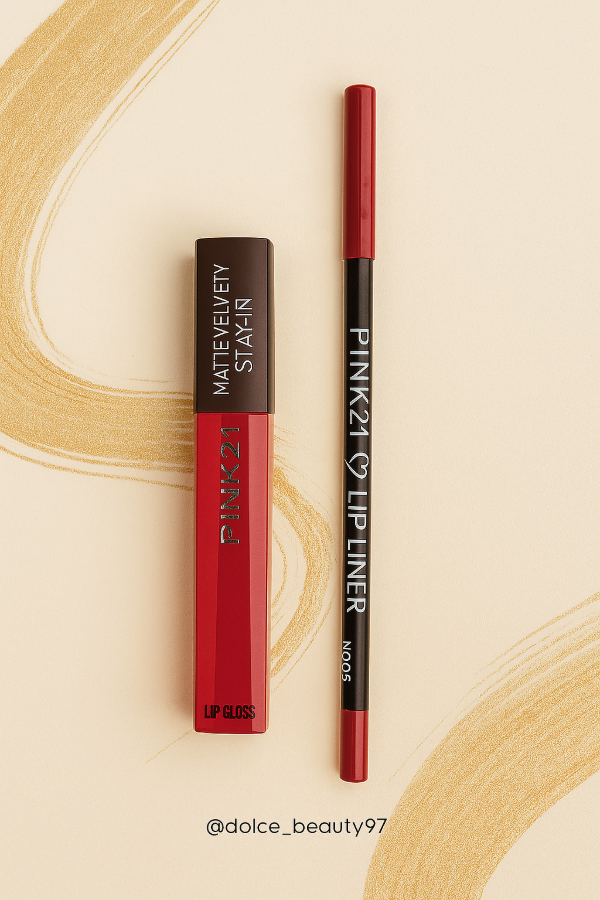 Producto - Labial liquido PINK21 dupe Maybelline + delineador de labios DE REGALO