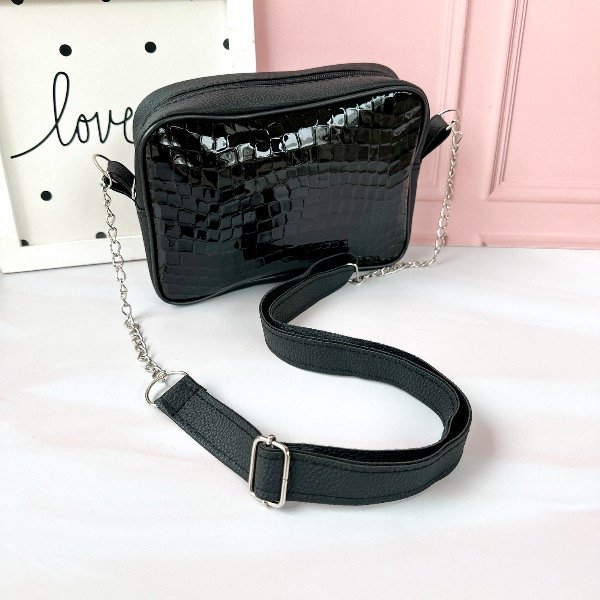 Producto - Mini bandolera crocco cadenas