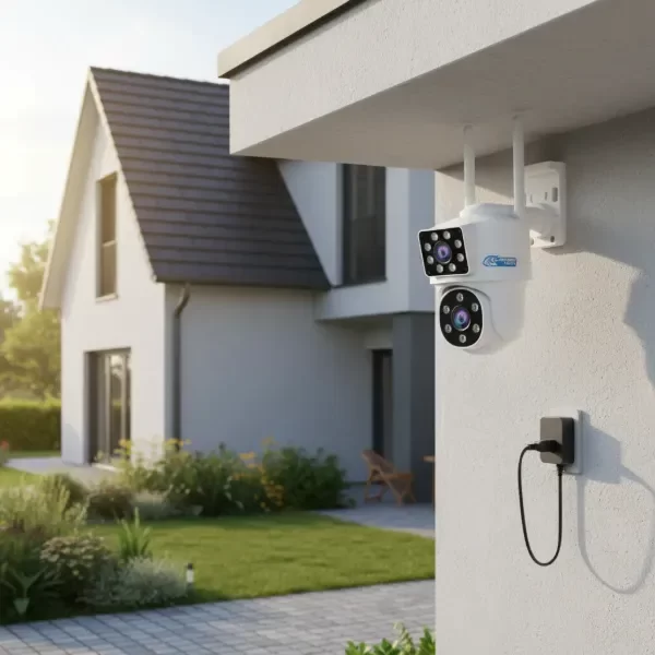 Producto - Cámara Seguridad Lambo Tech Lt-2533 Wifi Doble Lente Ptz Fhd IP66 - 1