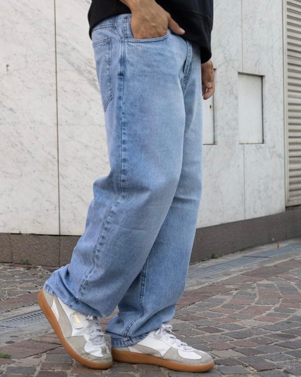 Producto - Jean Baggy Celeste - 1