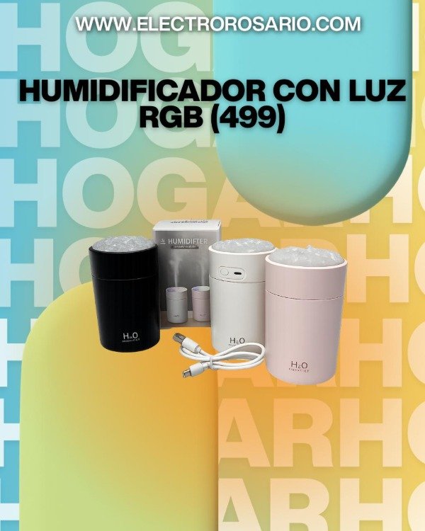 Producto - HUMIDIFICADOR CON LUZ RGB (499)