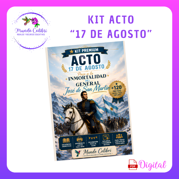Producto - KIT PREMIUM ACTO "17 DE AGOSTO" - 0