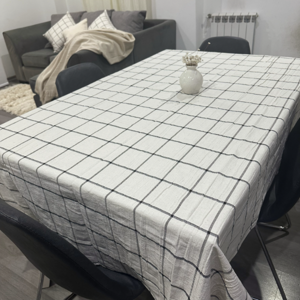 Producto - Mantel a cuadros descrude - 0