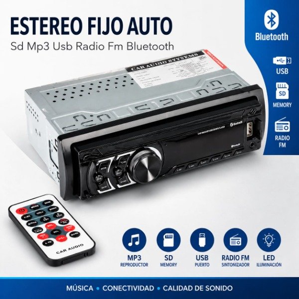 Producto - AP1076 ESTEREO BLUETOOTH DE AUTO FIJO