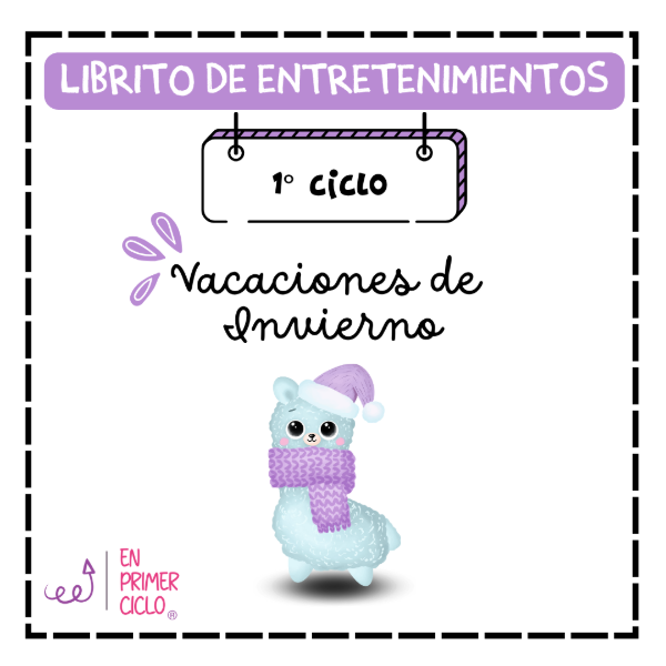 Producto - Librito de entretenimientos: Invierno - 1er Ciclo
