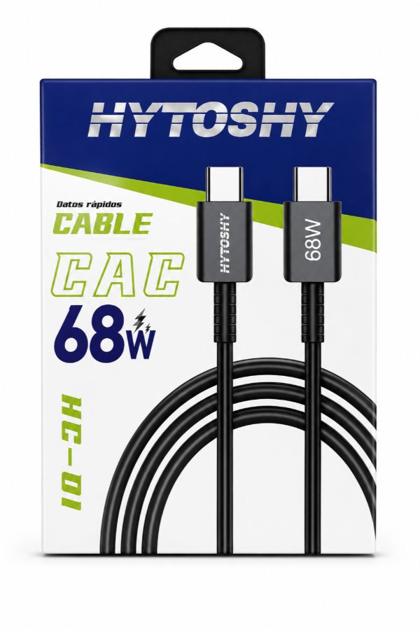 Producto - CABLE USB HITOSHY DOBLE FICHA C 68W