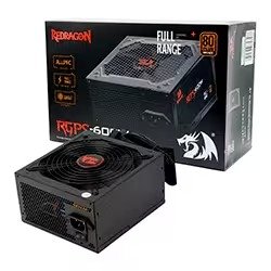 Producto - Redragon RGPS GC-PS002 ATX 600W 80 Plus Bronze PFC Activo - Negro