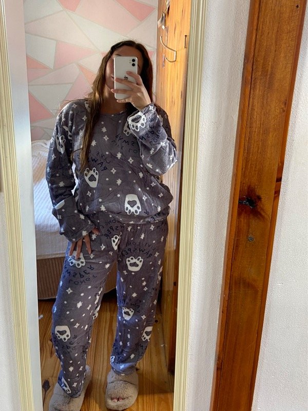 Producto - Pijama polar soft huellita
