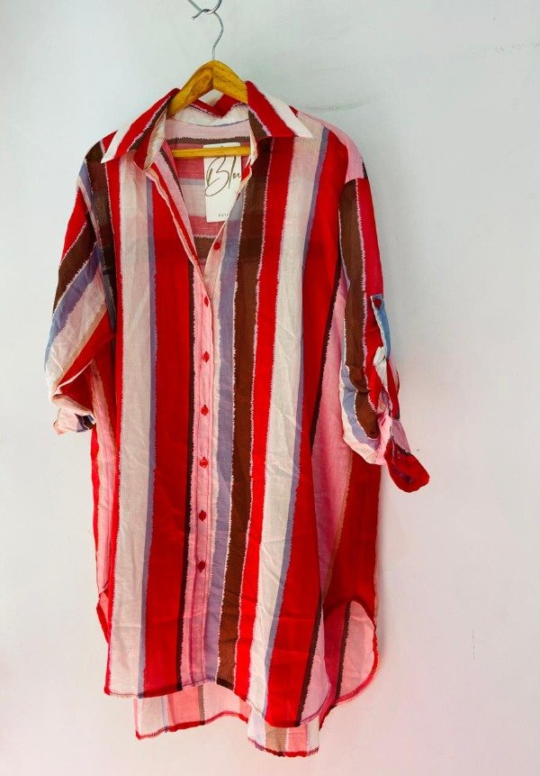 Producto - camisola rayas con rojo - 1