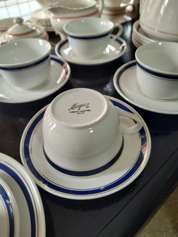 Producto - Tazas Hartford línea azul x 6 - 2