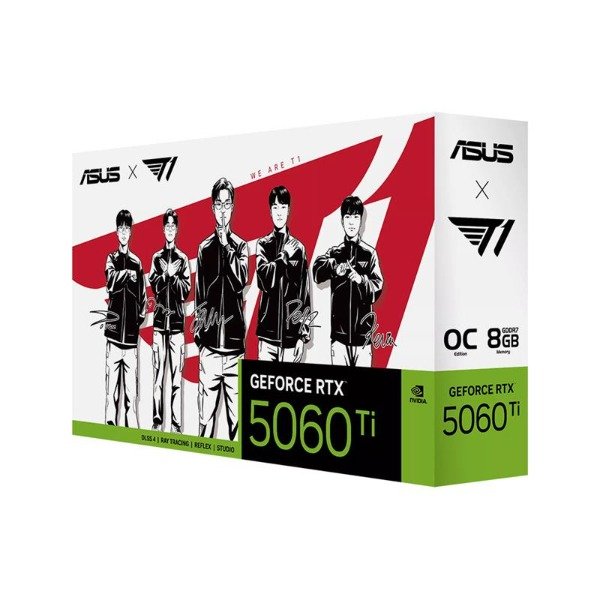Producto - Placa de Video ASUS T1 GeForce RTX 5060 Ti 8GB GDDR7 OC Edition - 0