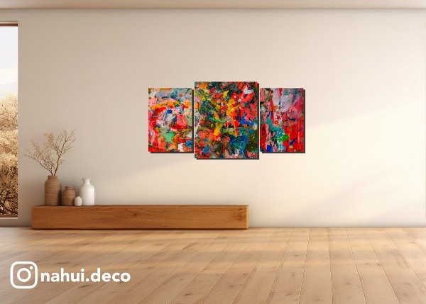 Producto - Arte Abstracto Triptico dos medidas MOD 2