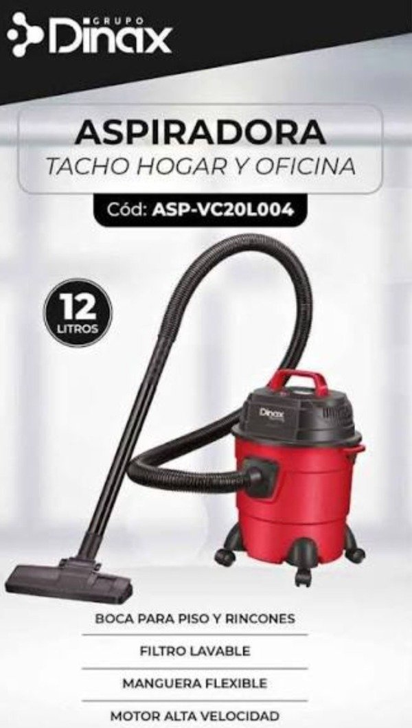 Producto - ASPIRADORA TACHO 12LT 1300W DINAX