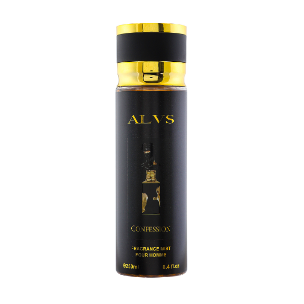 Producto - PERFUME EN SPRAY CONFESSION NEGRO ALVS 250ML JH250-38