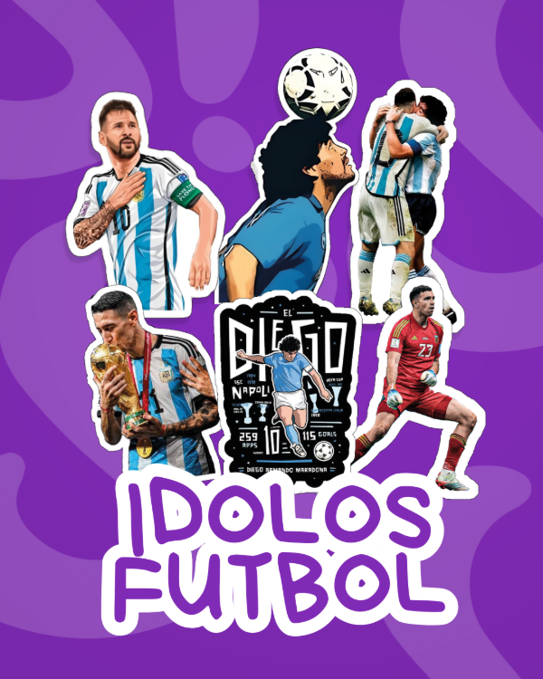 Producto - Pack Idolos del Futbol x 6