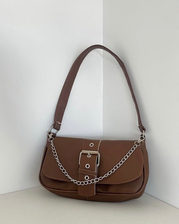 PREVENTA - cartera minibag delfi chocolate