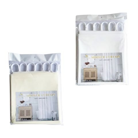 Producto - CORTINA DE BAÑO 1,8X1,8M PEVA 47559/