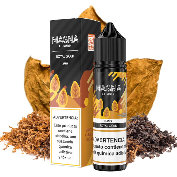 Producto - (FREEBASE) MAGNA - 100ML 3MG - ROYAL GOLD
