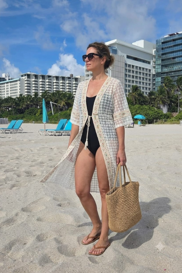Producto - Kimono de tull bordado - 0
