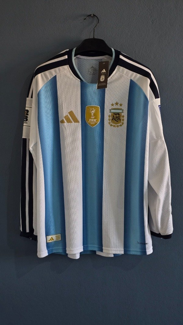 Producto - CAMISETA ARGENTINA TITULAR MANGA LARGA 2026 - PREMIUM