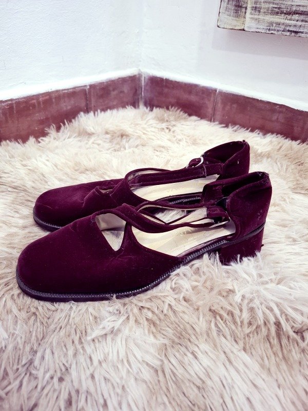 Producto - Zapatos terciopelo Mary Jean