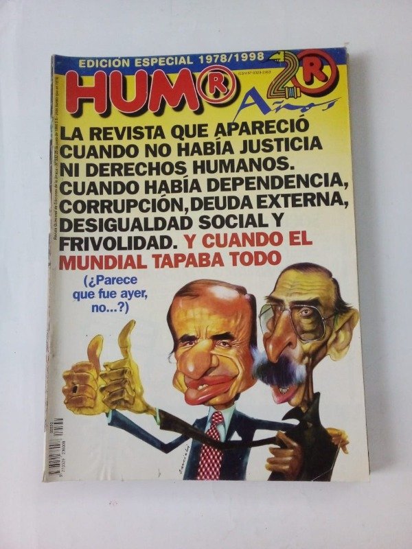 Producto - Humor #532 La revista que apareció - Junio 1998 - Edición 20 aniversario
