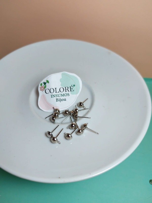 Producto - Pasante Aro Bolita para colgar (Precio Por unidad)