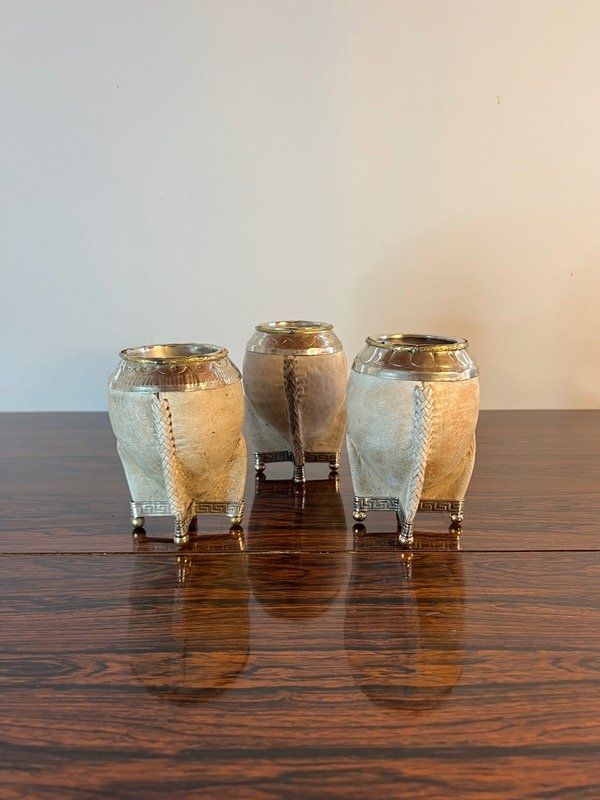 Producto - Torpedo Cuero Crudo con Base de alpaca y aro de bronce - 1