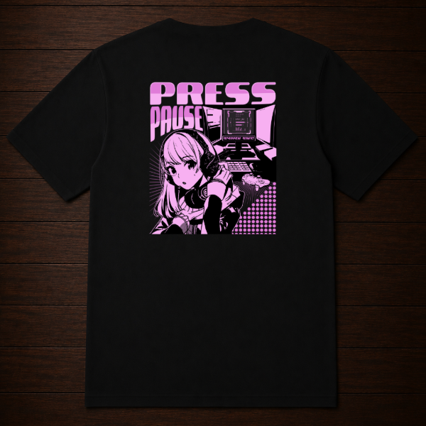 Producto - Remera - Press pause - 1