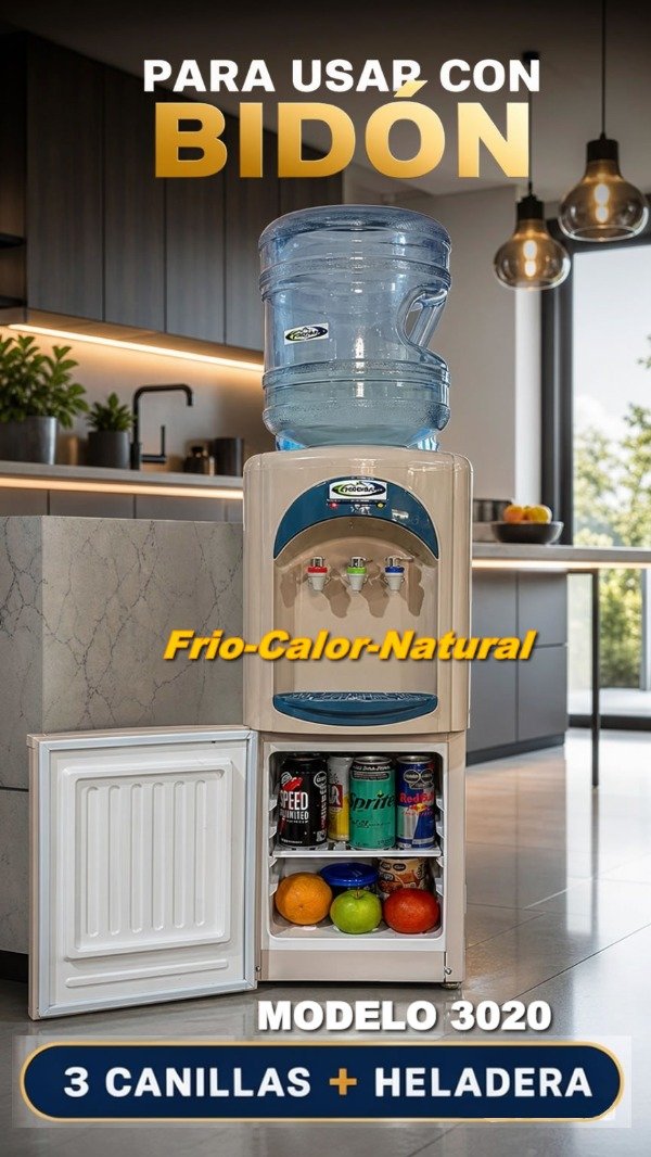 Producto - MODELO 3020 - PARA BIDÓN - HELADERA FRIGOBAR