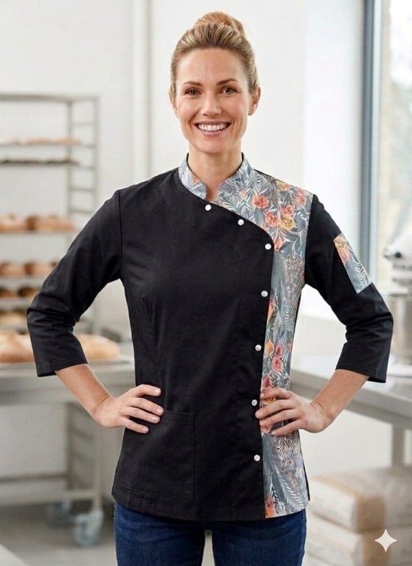 Producto - Nueva Chaqueta Flor Negra