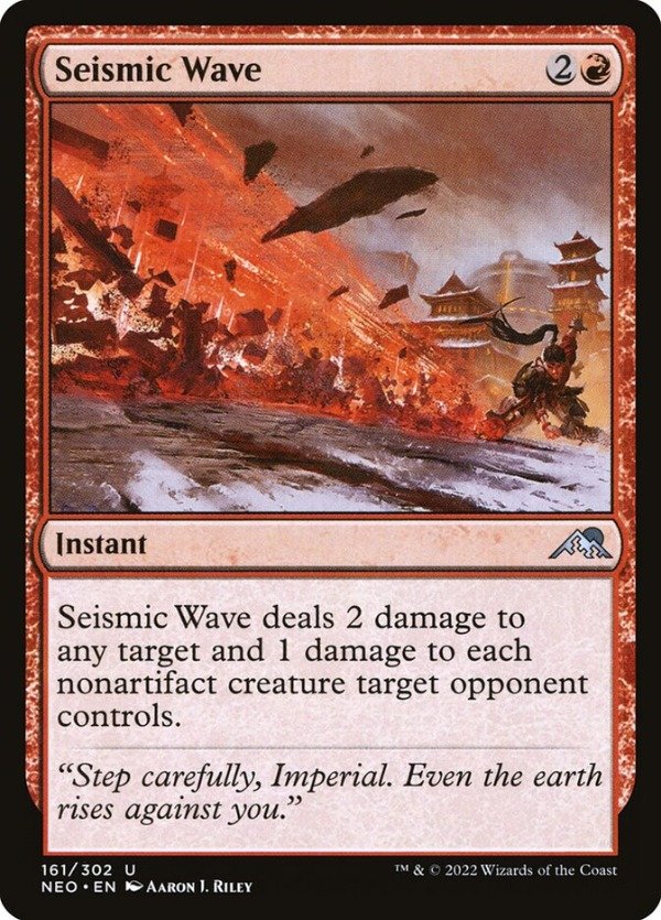 Producto - Seismic Wave #161  Kamigawa: Neon Dynasty