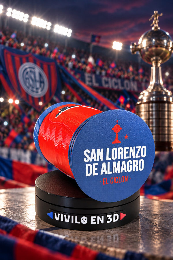 Producto - VASO CHOPP 500ML SAN LORENZO DE ALMAGRO CAMPEON DE AMERICA - 2