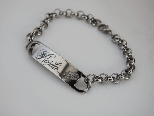 Producto - PULSERA DE ACERO CON GRABADO LÁSER