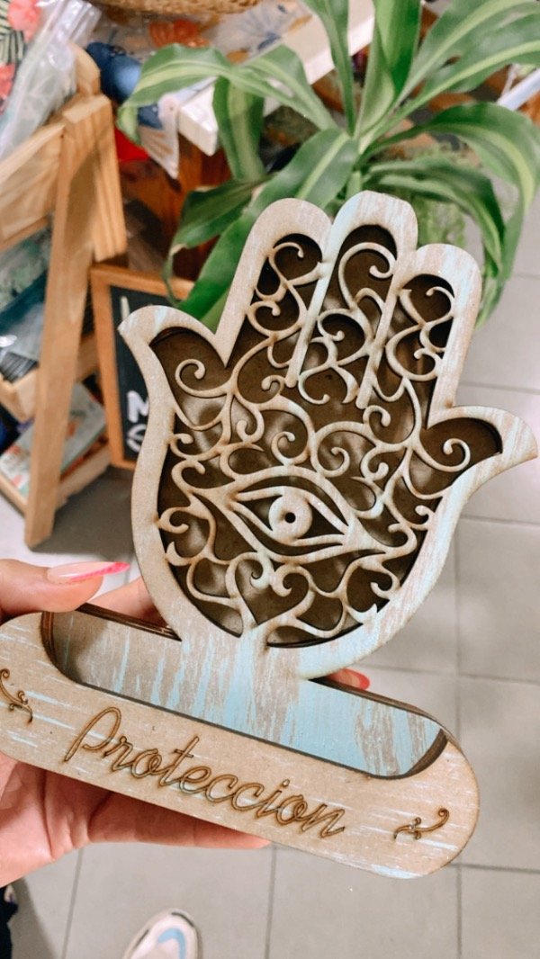 Producto - Cascada de humo mdf HAMSA GRANDE
