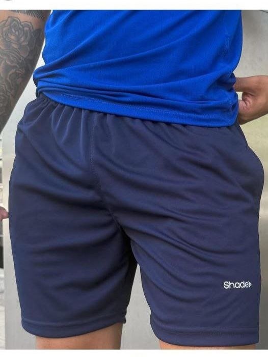 Producto - Short de hombre azul con bolsillos