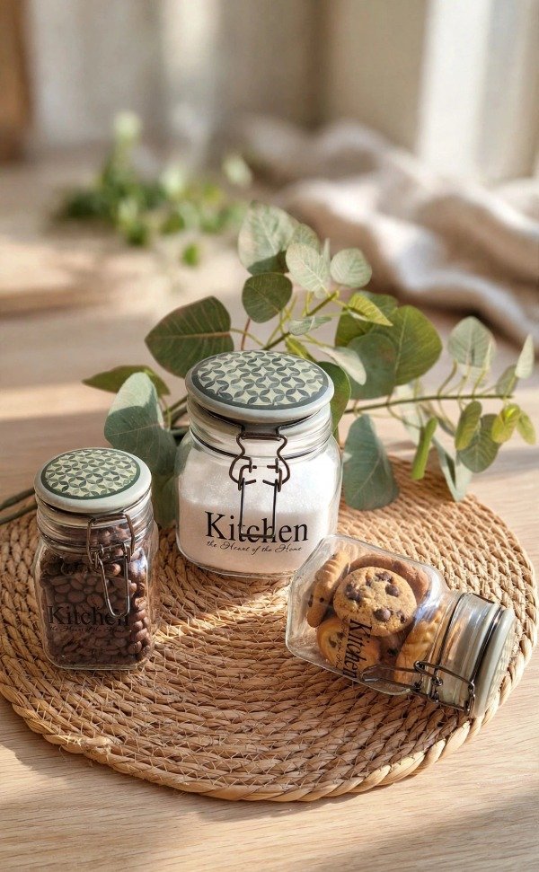Producto - FRASCOS HERMÉTICOS KITCHEN  (3 UNIDADES) - 1