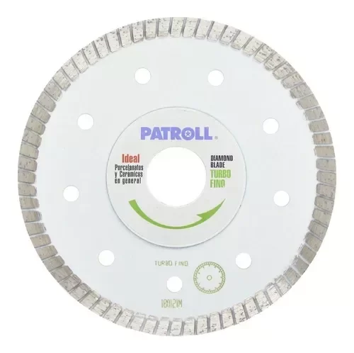 Producto - Disco Turbo Fino Patroll Ptf 4.5 115mm Porcelanato Aliafor