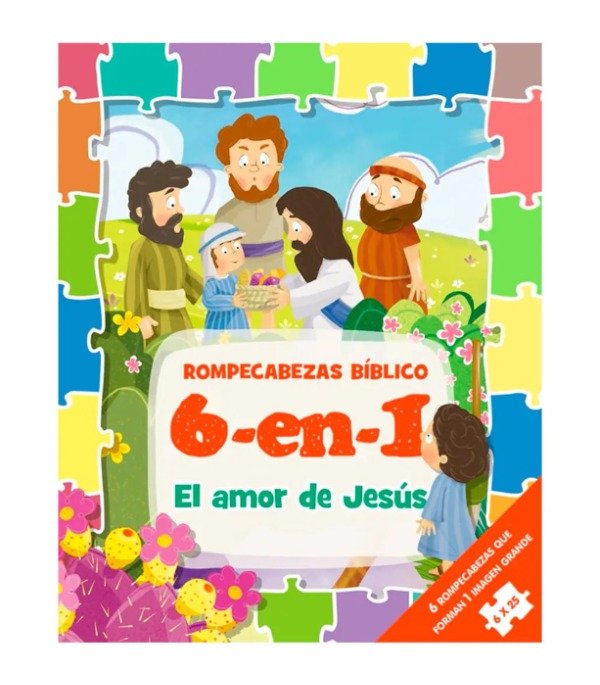 Producto - EL AMOR DE JESUS - Rompecabezas Bíblico 6 en 1