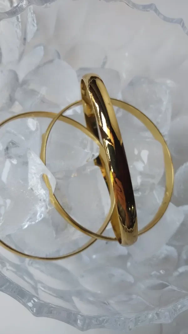 Producto - Esclava 6mm acero dorado (precio por unidad)