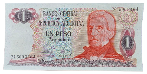 Producto - 1 Peso Argentino (López - González del Solar) Bott.2601 Aunc