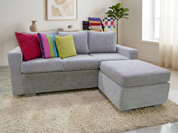 Producto - Sillon Esquinero Chenille Gris