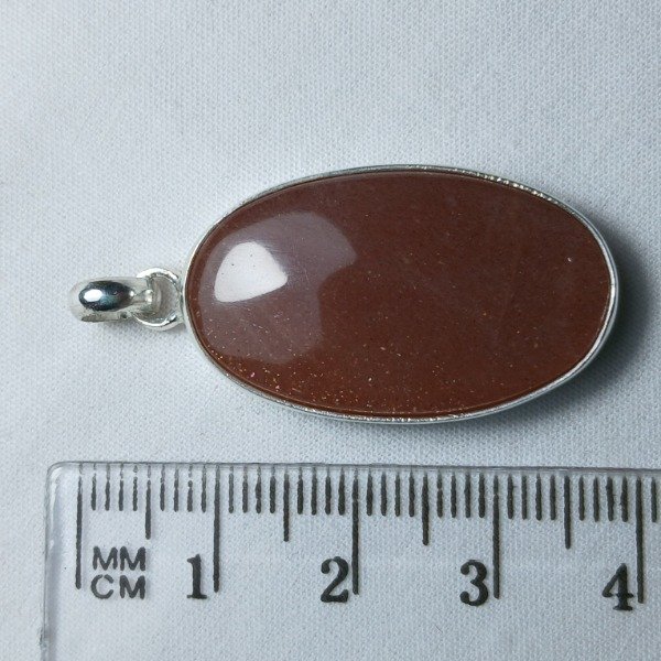 Producto - Dije Plata 925 con Piedra del Sol Oval (sin cadena) - 4