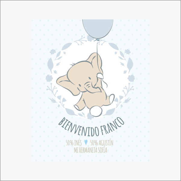 Producto - Bienvenida elefante