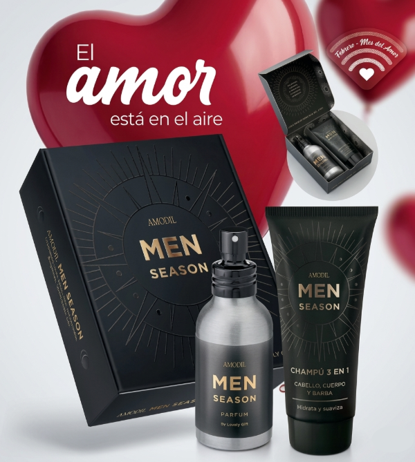 Producto - Set Regalable "Men Season" Perfume + Champú